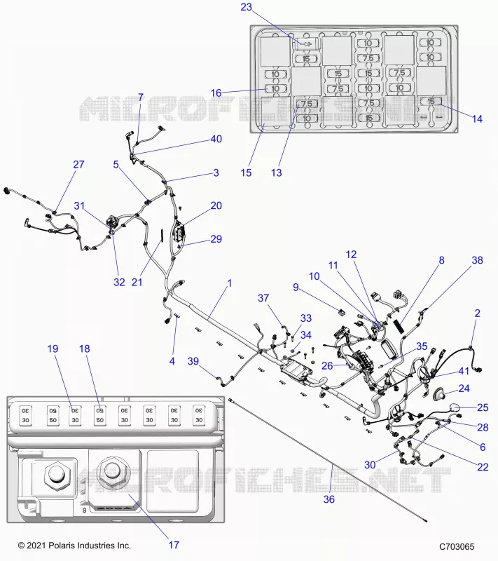 ELECTRICA, WIRE HARNESS, CHASSIS, PREMIUM