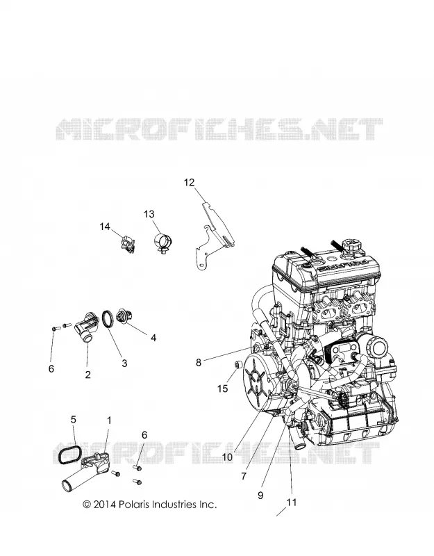 ENFRIAMIENTO, THERMOSTAT AND BYPASS