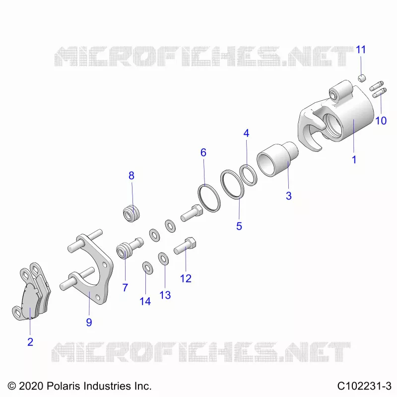 BRAKES, PINZA TRASERA