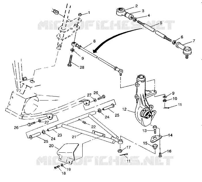 Wishbones 6X6 250 W938727 (4924092409020A)
