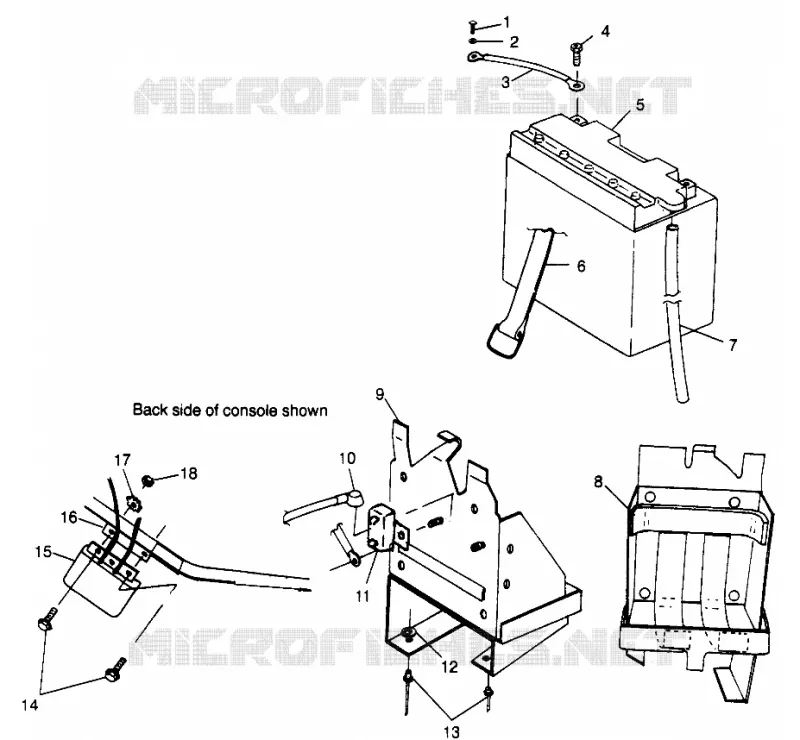 CAJA DE BATERIA 500 EFI 0973774 (4938423842C004)