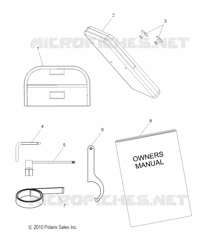 KIT DE HERRAMIENTA AND EL MANUAL DEL PROPIETARIO
