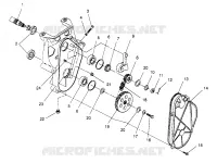CADENACASE ASSEMBLY 500 CARB 0962764, 500 CARB SKS 0962564,  500 CARB SKS E9 (4931873187B011)