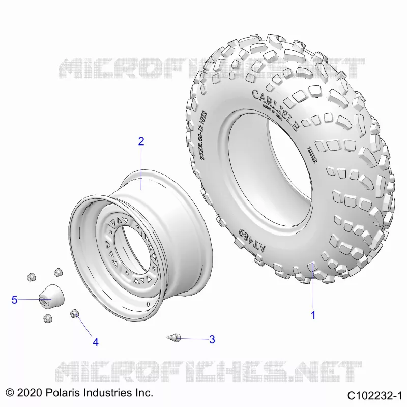 RUEDAS, FRONT TIRE