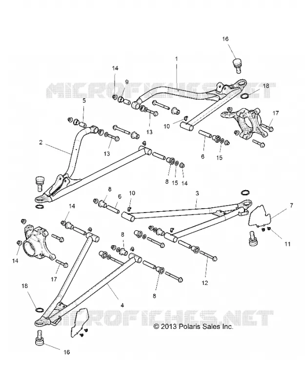 SUSPENSIÃ“N DELANTERA CONTROL ARMS