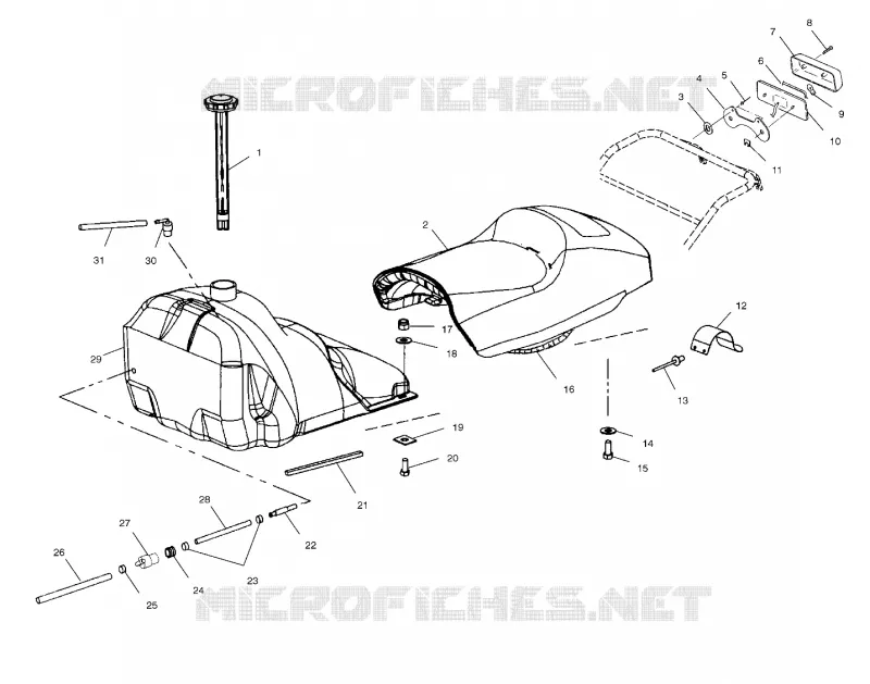 ASIENTO AND TANQUE DE GAS
