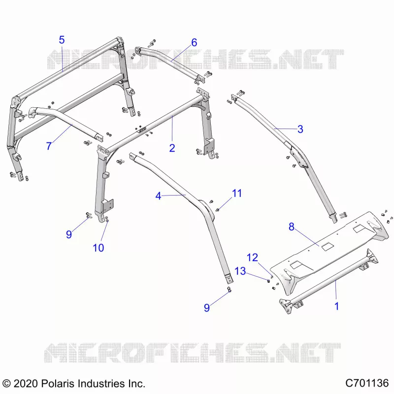 CHASSIS, CAB BASTIDOR