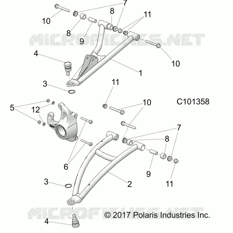 SUSPENSION DELANTERA A-ARMS