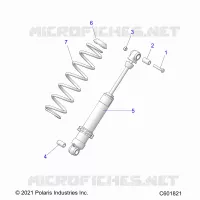 SUSPENSION, SHOCK TRASERO TRACK (7045816)