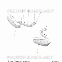 STEERING, HAND GUARDS