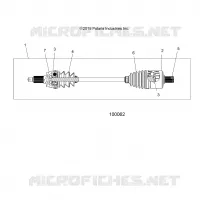 TREN, DRIVE SHAFT, FRONT