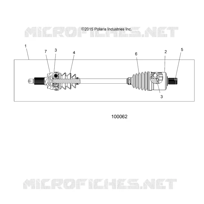 TREN, DRIVE SHAFT, FRONT