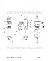 SUSPENSION, CHOQUE FRONTAL TRACK, VELOCITY