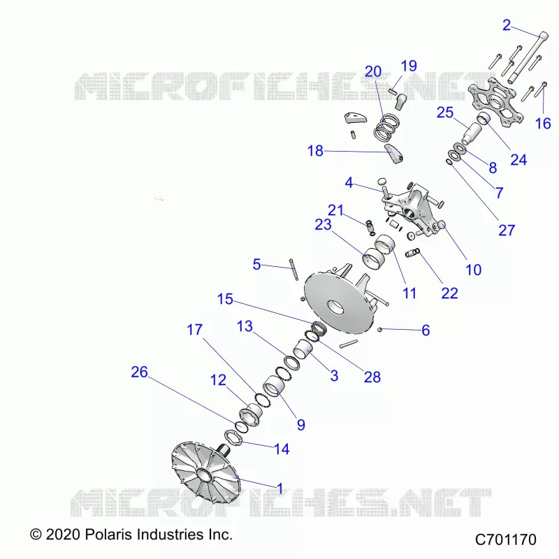 TREN, PRIMARY CLUTCH