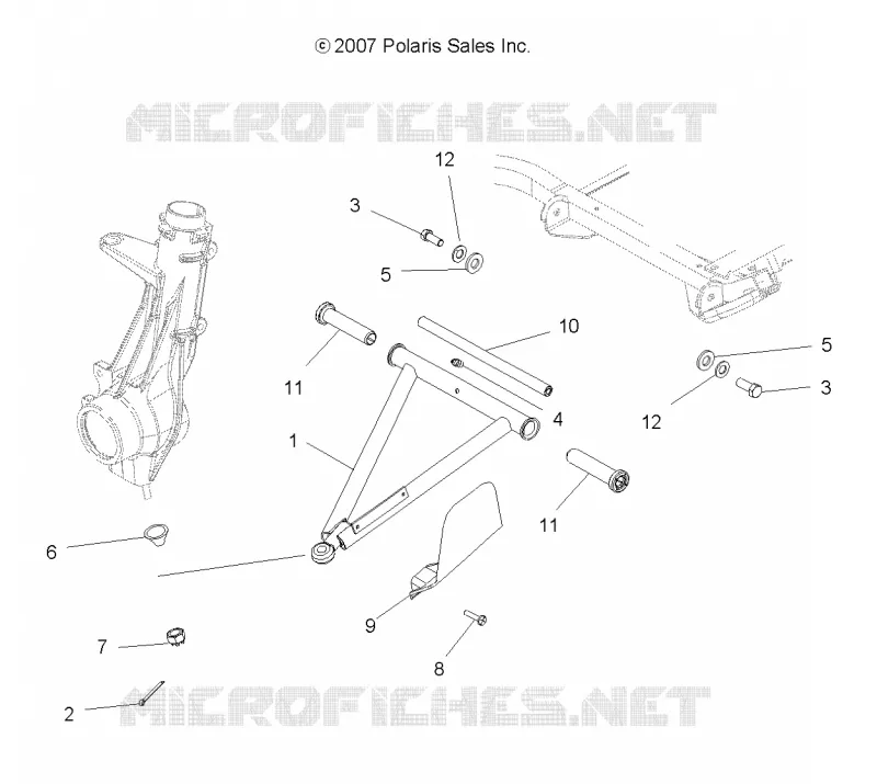SUSPENSION, A-ARM and PUNTAL MOUNTING