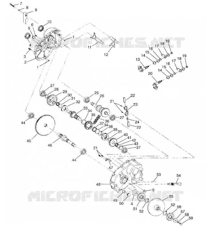 MONTAJE DE ENGRANAJES XPLORER 4X4 W959140 (4930223022C011)