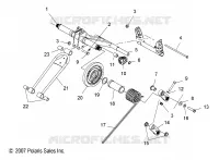 SUSPENSION, TRASERO ARM PAR