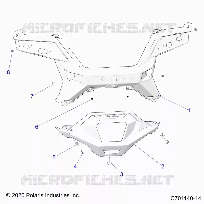CARROCERÍA POSTERIOR BUMPER