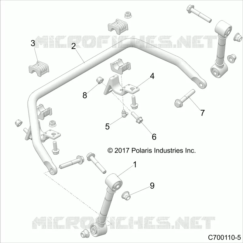 SUSPENSIÃ“N DELANTERA STABILIZER BAR- Z20S1E99AG/AK/BG/BK (C700110-5)