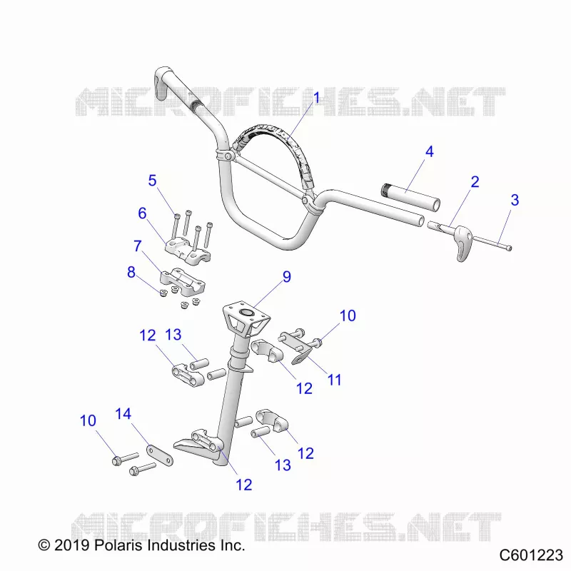 STEERING, SOPORTE DE MANILLAR