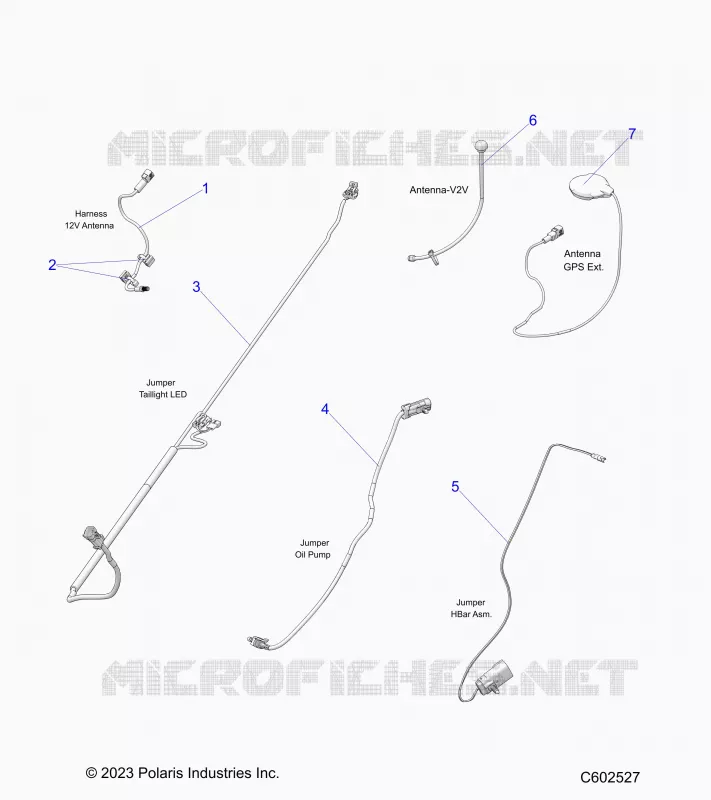 ELECTRICA, JUMPER WIRES/ANTENNAS/HARNESS