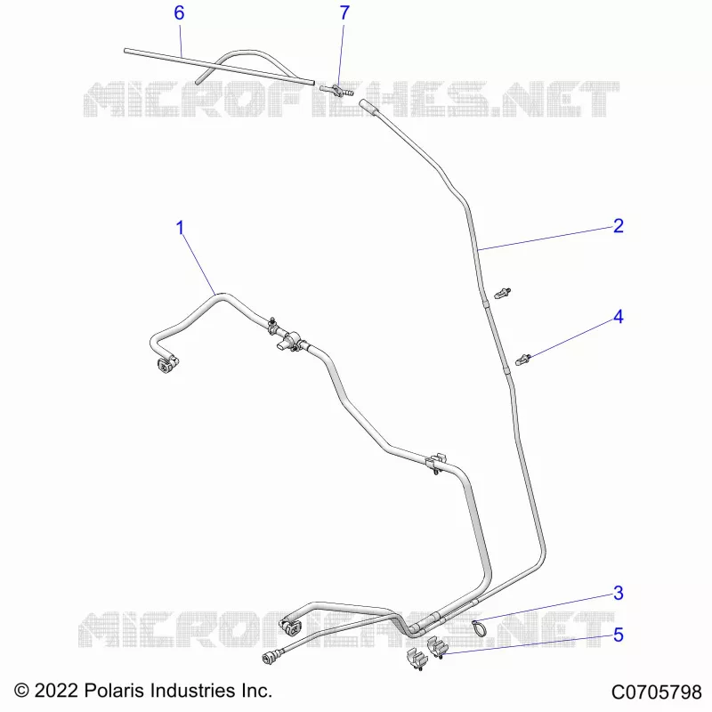 SISTEMA DE COMBUSTIBLES, FUEL LINES, STD.
