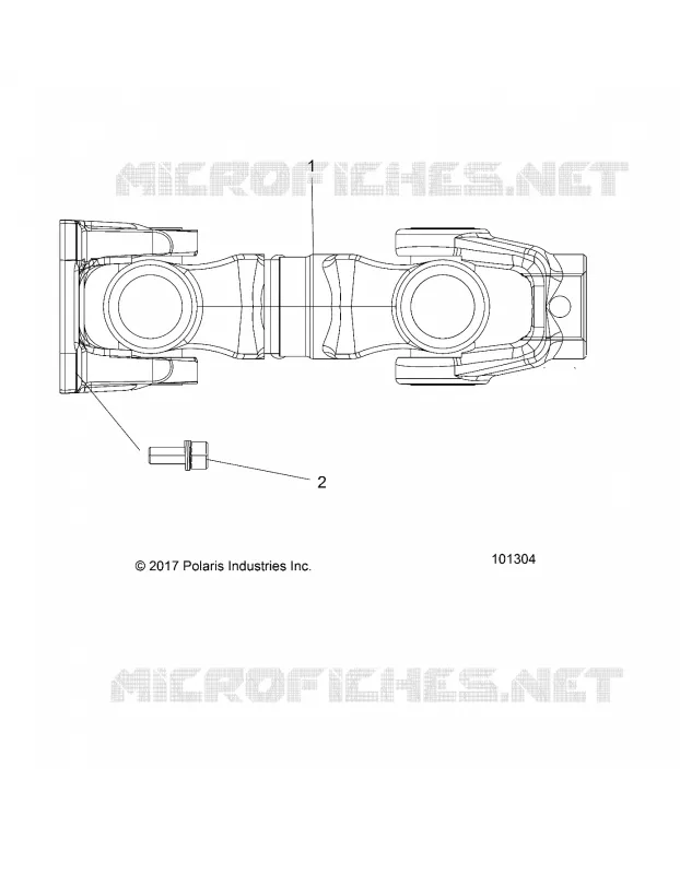 TREN, PROP SHAFT, REAR