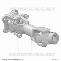 TREN, PROP SHAFT, REAR