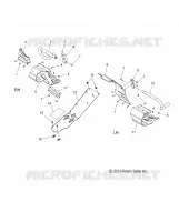 CHASSIS, PROTECCIÃN DEL EMBRAGUE AND FOOTRESTS