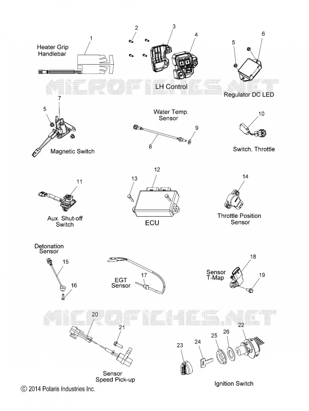 INTERRUPTORES, SENSORES AND COMPONENTS