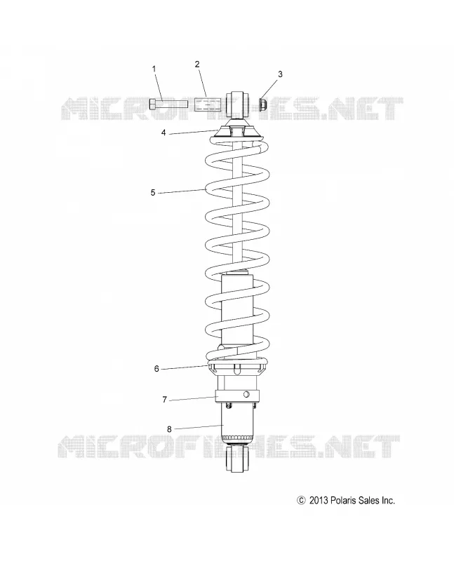 SUSPENSION, CHOQUE, REAR TRACK (7043994)