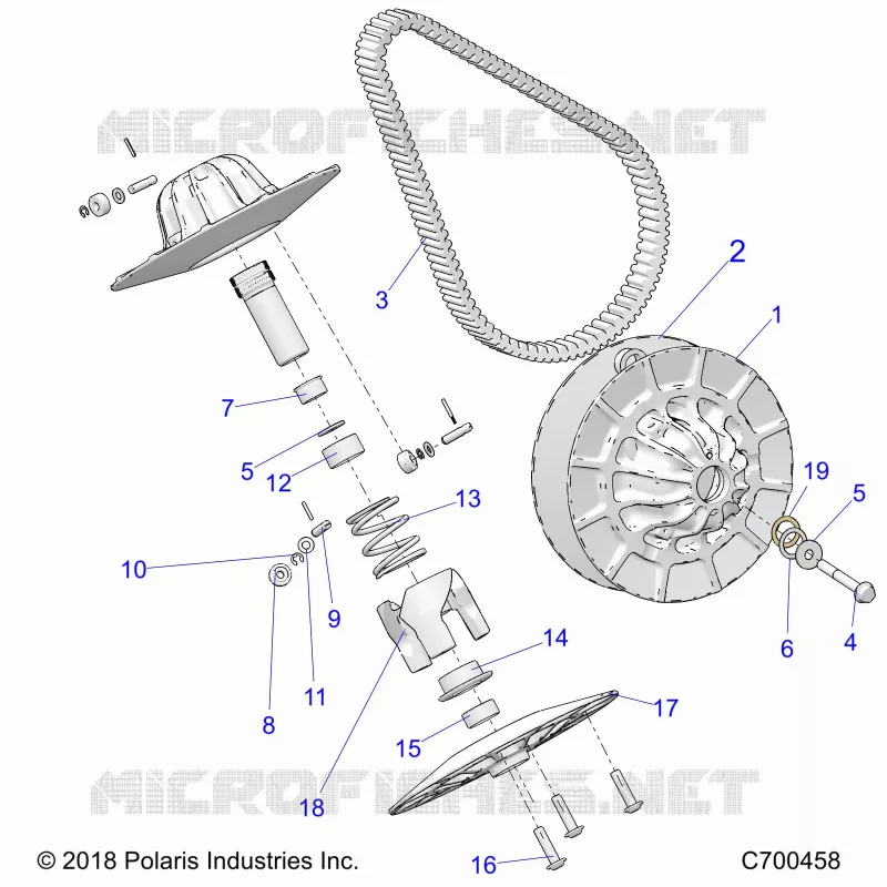TREN, SECONDARY CLUTCH
