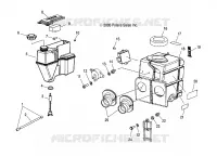 MOTOR, TANQUE DE ACEITE and CAJA DE AIRE ASM.