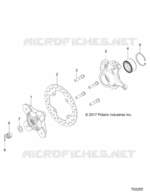 SUSPENSIÃ“N DELANTERA CARRIER- Z18VFE99AK/AJ/AW/BK/BJ/BW/LW/K99AK/BK/M99AL (702255)