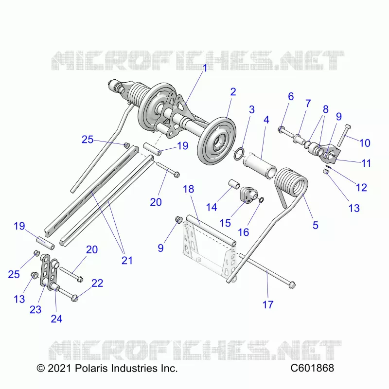 SUSPENSION, TRASERO ARM PAR