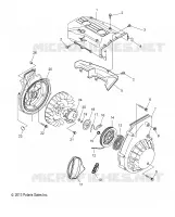 ENGINE, BLOWER HOUSING AND RECOIL MOTOR DE ARRANQUE