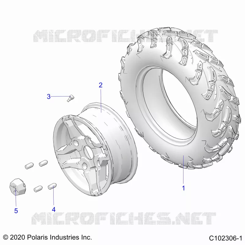 RUEDAS, FRONT TIRE