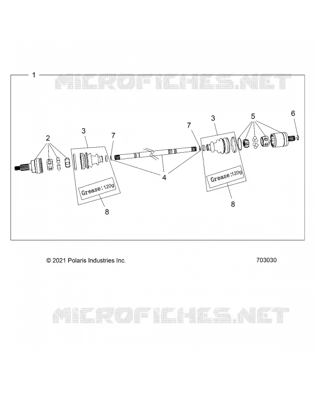 TREN, HALF SHAFT, FRONT