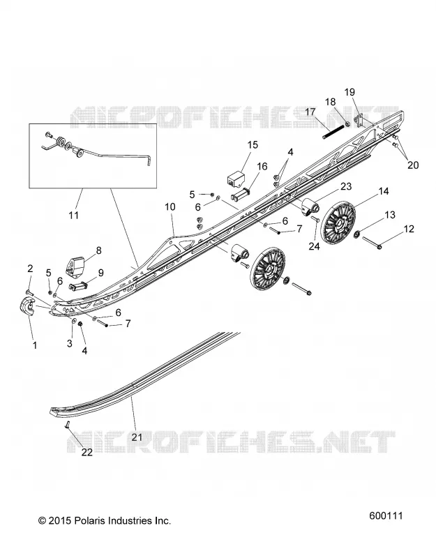 SUSPENSION, MONTAJE EN CARRIL