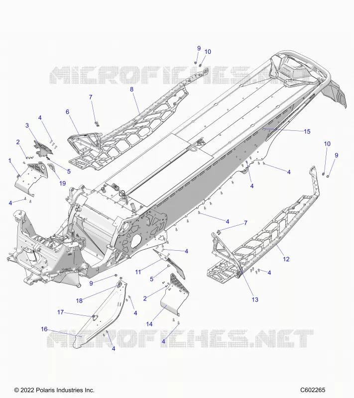 CHASSIS, PROTECCIÃ³N DEL EMBRAGUE, FOOTRESTS, AND RUNNINGBOARDS