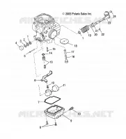 MOTOR, CARBURADOR LOWER