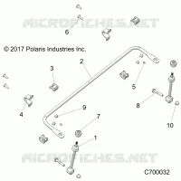 SUSPENSIÃ“N DELANTERA STABILIZER BAR- R19RRE99NS (C700032)