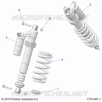 SUSPENSION, CHOQUE FRONTAL MOUNTING