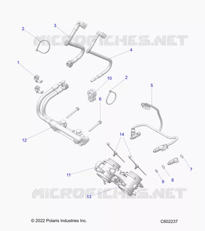 SISTEMA DE COMBUSTIBLE, RAIL, LINES AND THROTTLE BODY