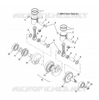 ENGINE, PISTON AND CIGUEÑAL