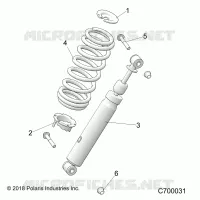 SUSPENSION, CHOQUE FRONTAL MOUNTING