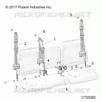 ASIENTO BELT AND MOUNTING