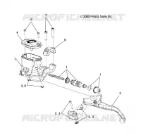 FRENO FRONTAL BRAKE LEVER AND CILINDRO MAESTRO