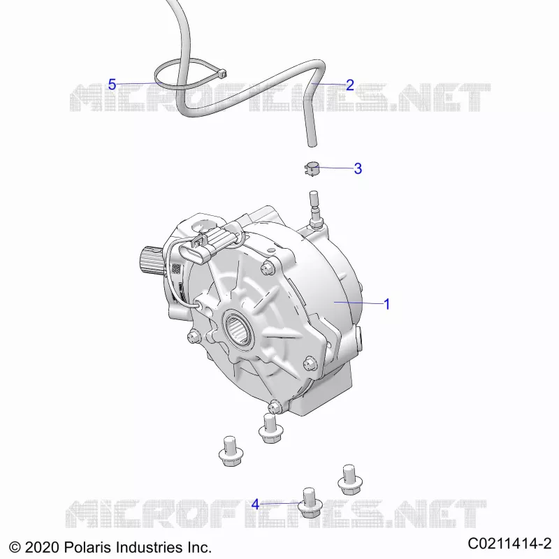 TREN, FRONT GEARCASE MOUNTING