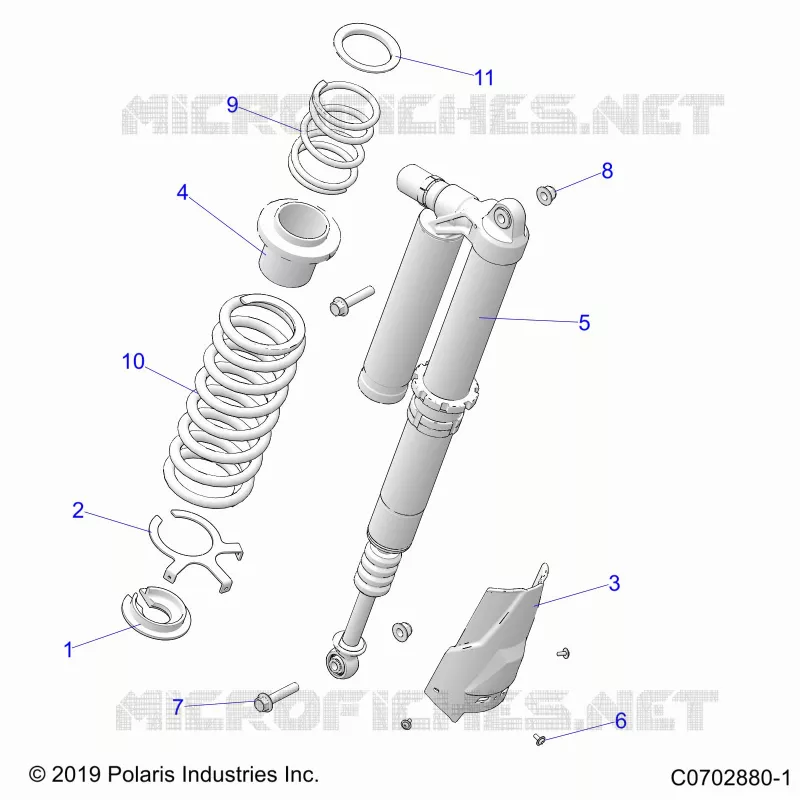 SUSPENSION, REAR MONTAJE DE DESCARGA, ULTIMATE